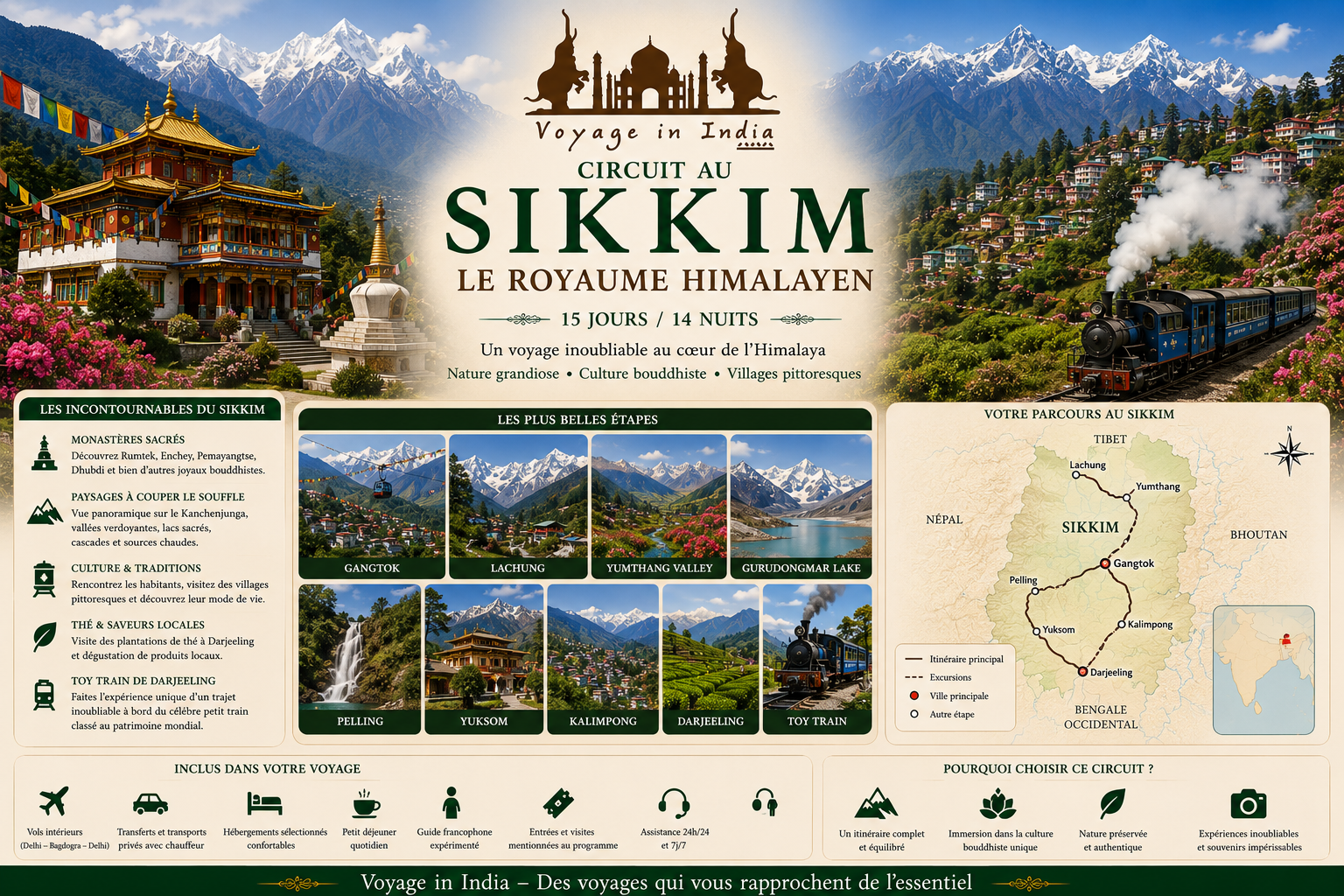 Circuit au Sikkim route de la soie Circuit au Sikkim route de la soie