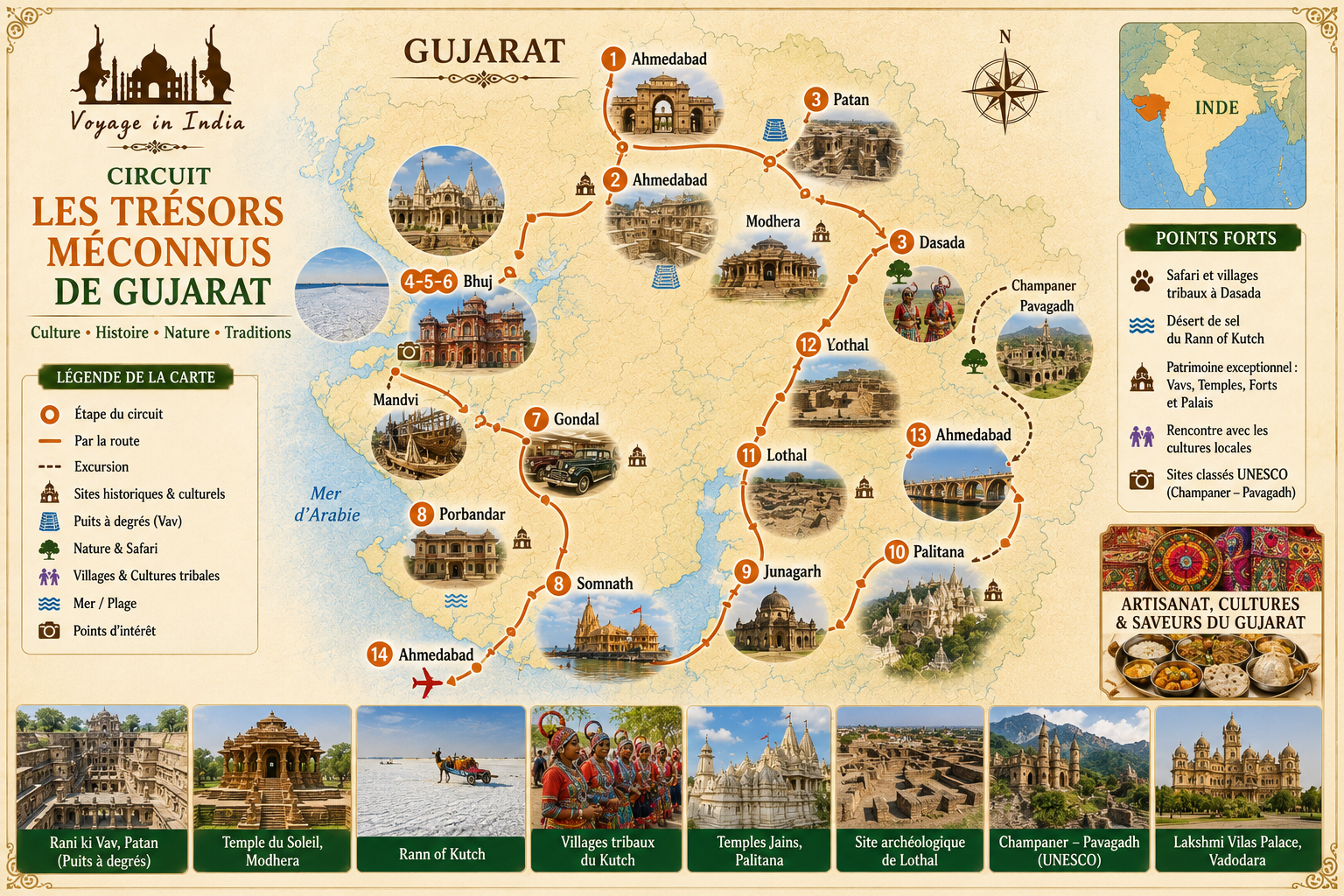 Les tresors meconnus de Gujarat Les tresors meconnus de Gujarat