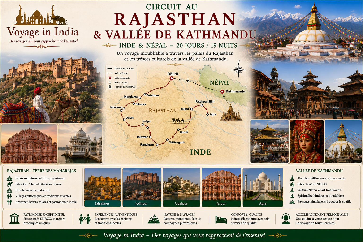 Rajasthan et vallee de Kathmandu Rajasthan et vallee de Kathmandu