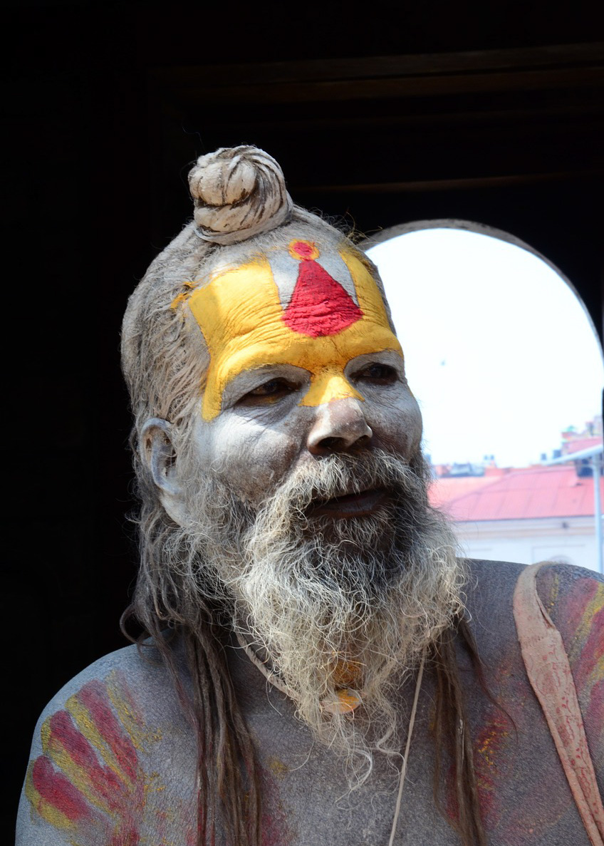 Sadhu dans la ville de Katmandou