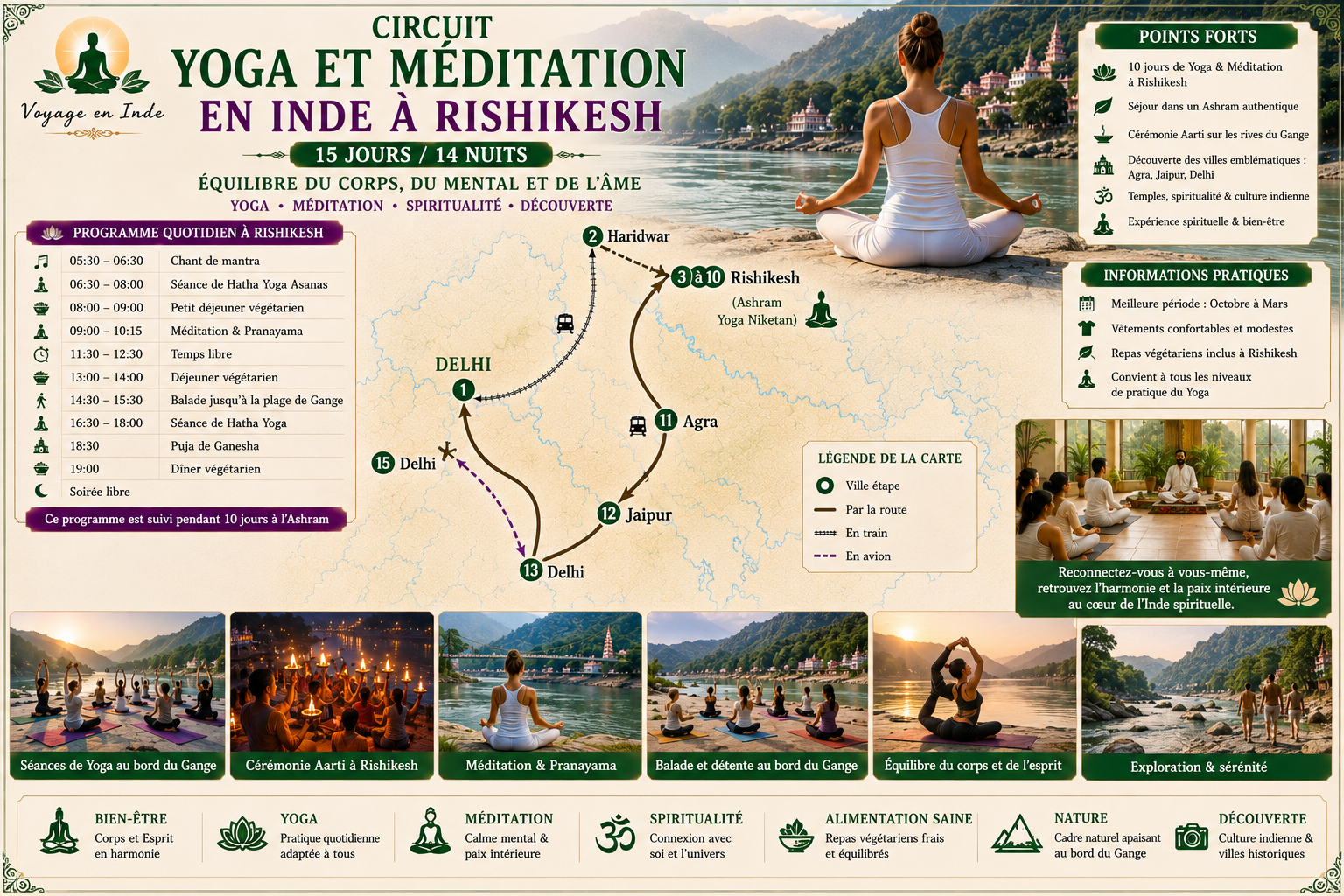 Yoga et meditation au pied d'himalaya Yoga et meditation au pied d'Himalaya
