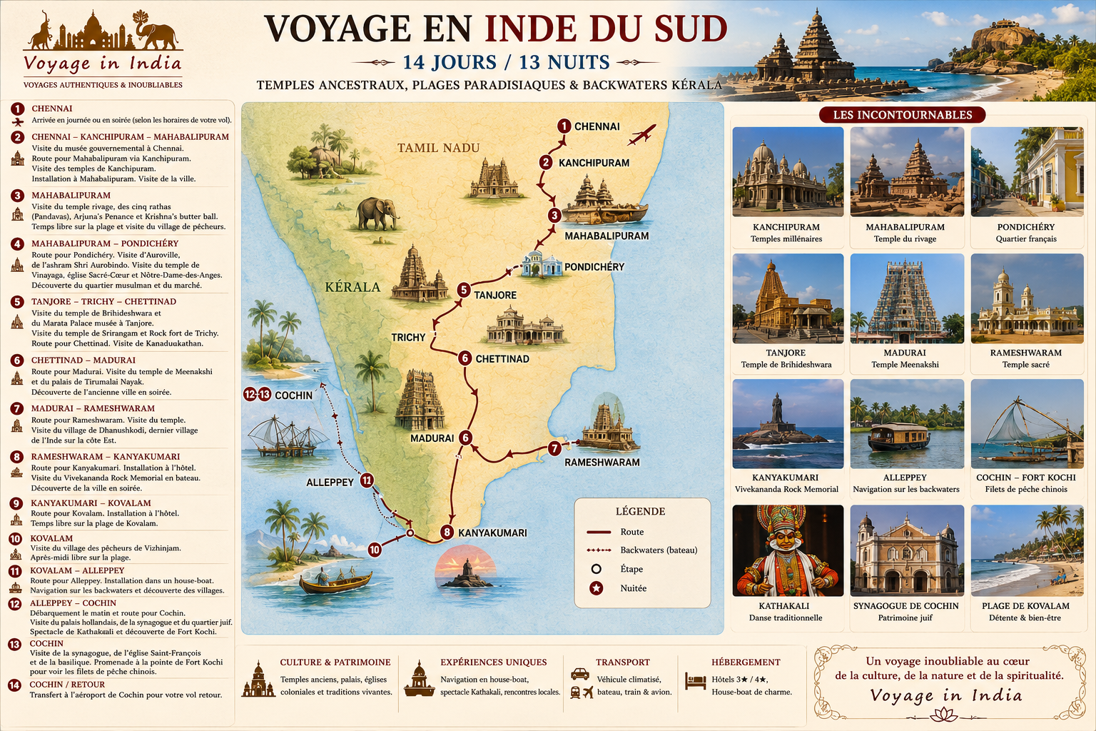 circuit inde du sud bout de linde