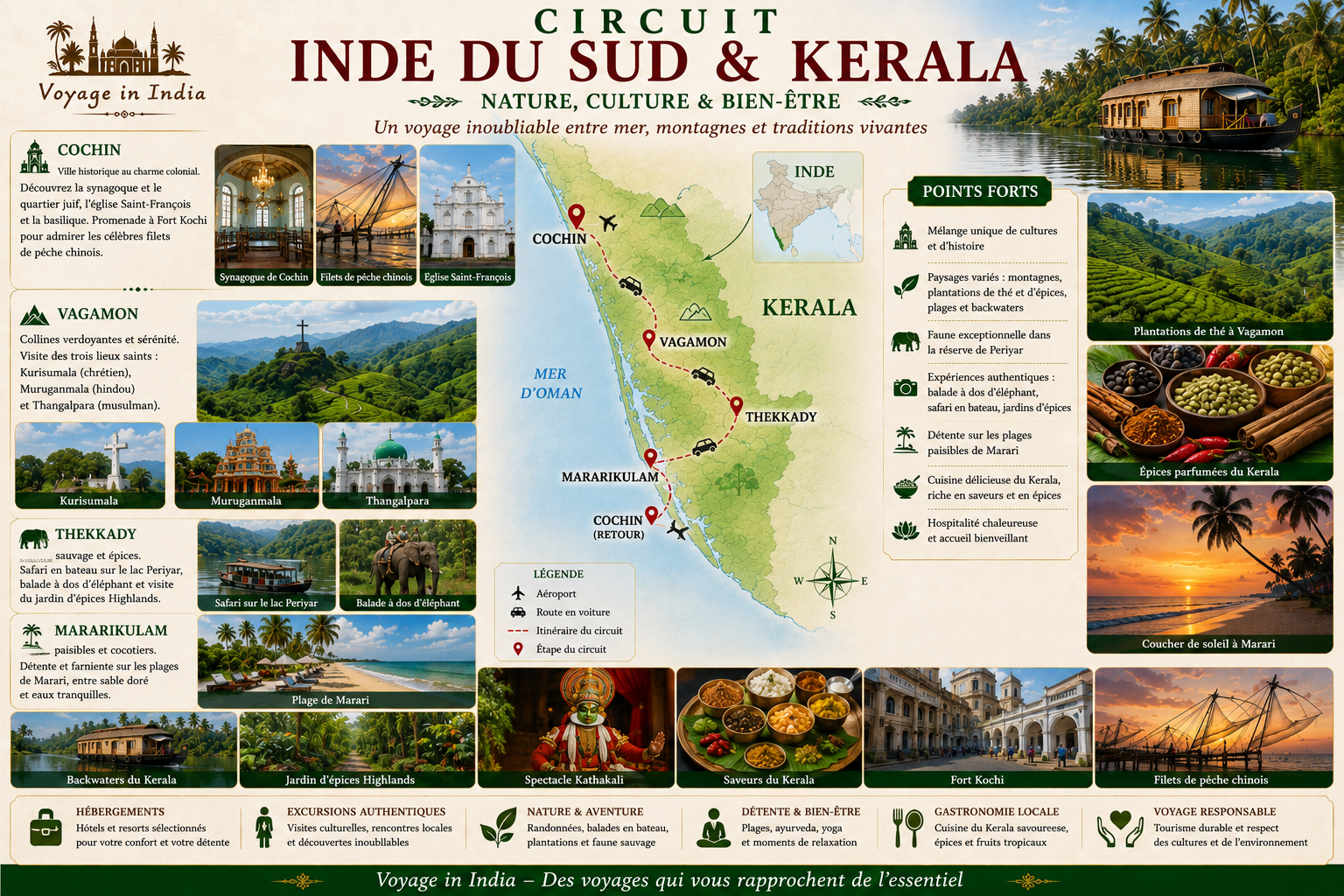 Circuit inde du sud et Kerala Circuit Inde du sud et Kerala
