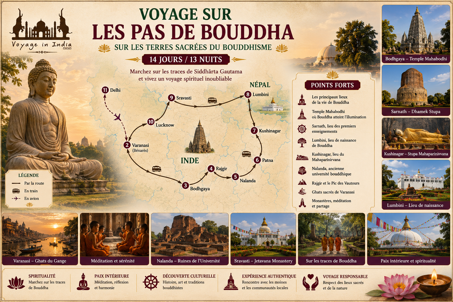 Voyage sur les pas de bouddha voyage sur les pas de bouddha