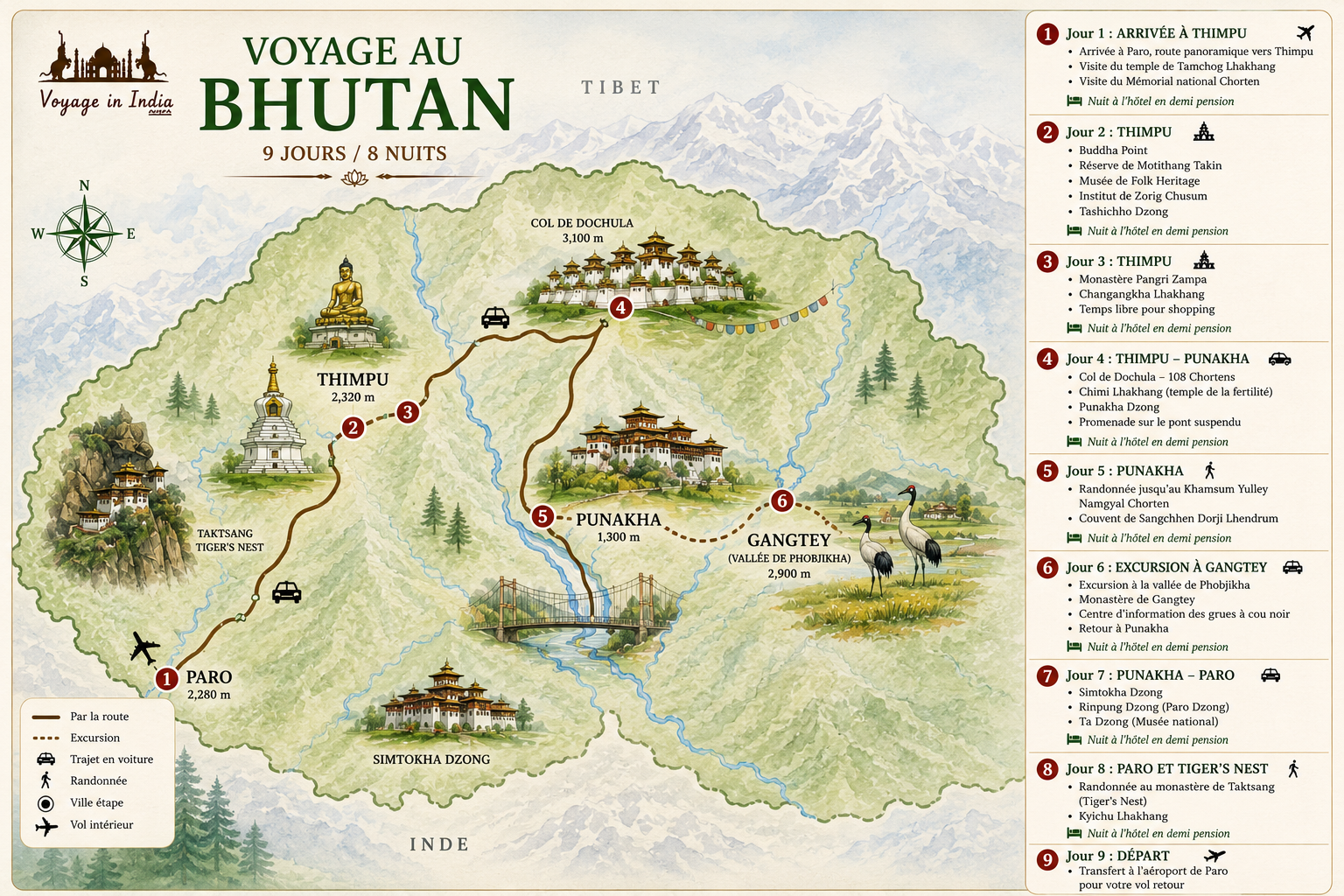 voyage au bhutan